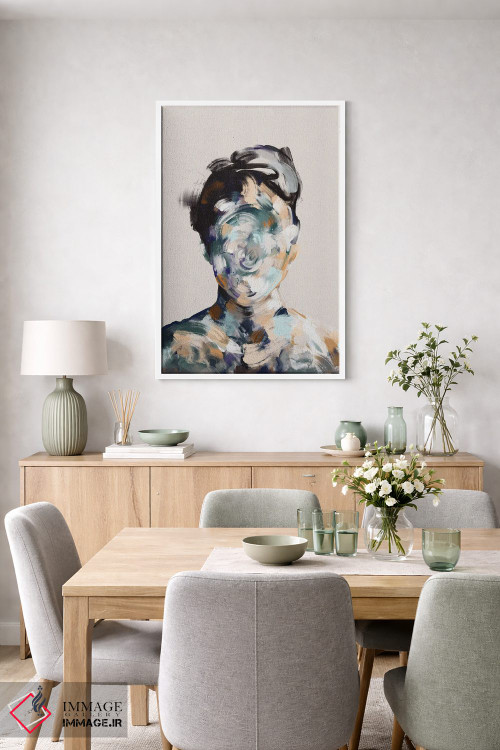 تابلو انتزاعی پرتره شماره ۲ اثر گابریلا روبرگ - D6W
