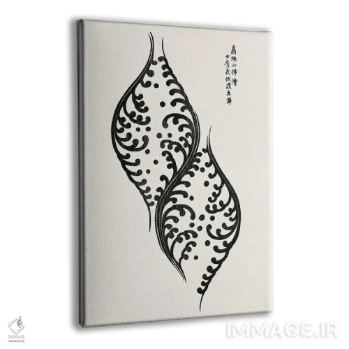 تابلو مینیمال از یاتسوئو نو تسوباکی اثر تاگوچی توموکی - نمای پرسپکتیو محصول