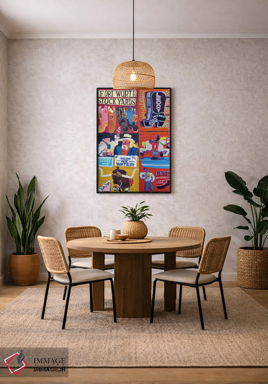 تابلو دکوراتیو فورت وورث اثر استیو اسپنسر - D4B