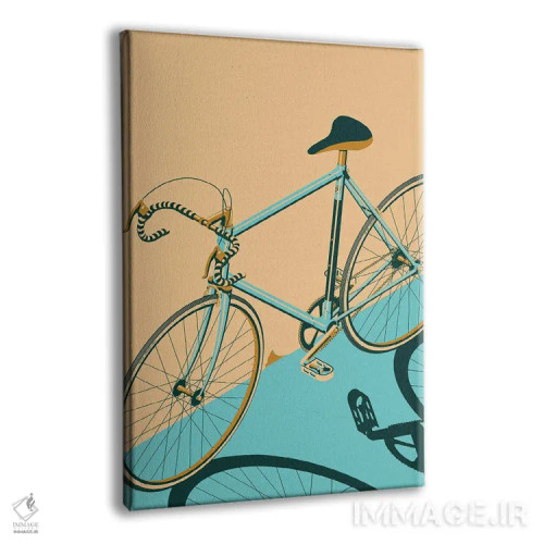 تابلو مدرن دوچرخه ایزومتریک اثر وایات ۹ - نمای پرسپکتیو محصول