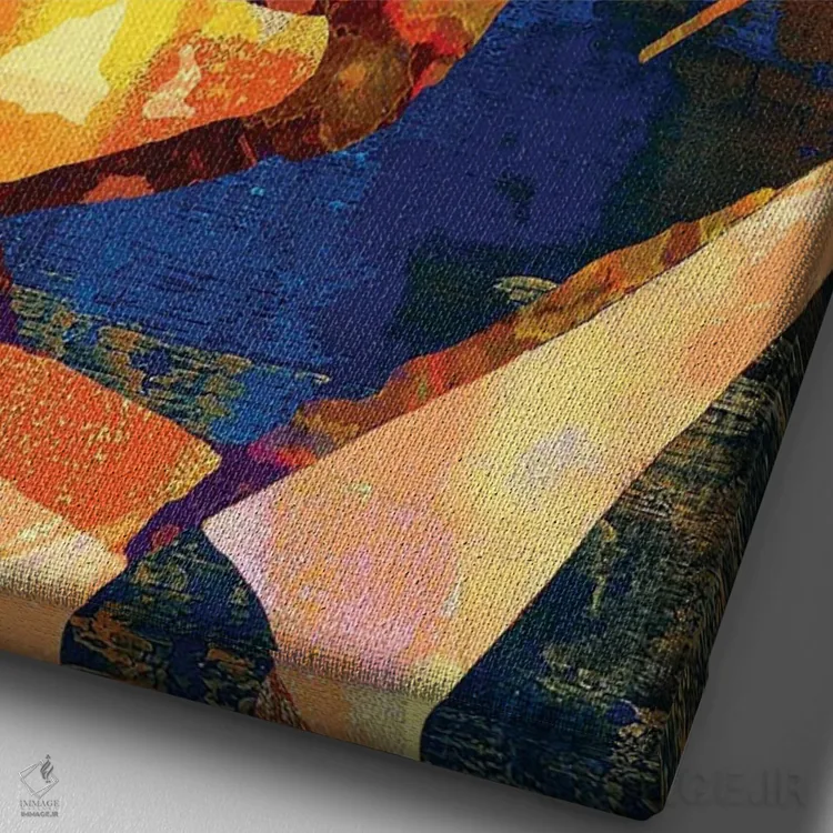 تابلو دکوراتیو دکتر مارتین لوتر کینگ جونیور اثر کارخانه پاپ آرت - نمای نزدیک بافت بوم