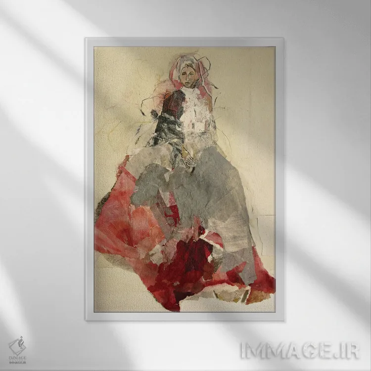 تابلو دکوراتیو ادای احترام به گویا شانزدهم اثر اوته راتمن - نمای قابدار سفید