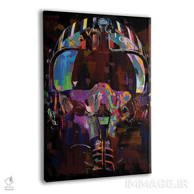 تابلو دکوراتیو موریک اثر کارخانه پاپ آرت - نمای پرسپکتیو محصول