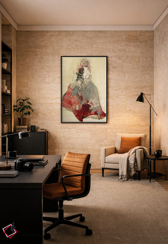 تابلو دکوراتیو ادای احترام به گویا شانزدهم اثر اوته راتمن - D6B