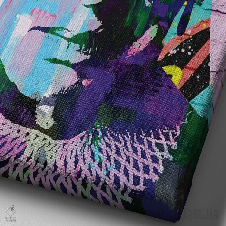 تابلو دکوراتیو روث بادر گینزبرگ قهرمان هنر پاپ اثر کارخانه پاپ آرت - نمای نزدیک بافت بوم