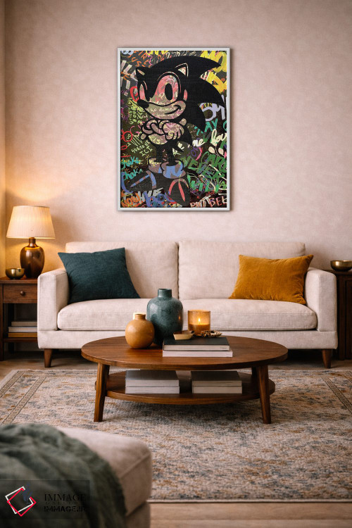 تابلو دکوراتیو بازی ویدیویی سوم اثر کارخانه پاپ آرت - D3W