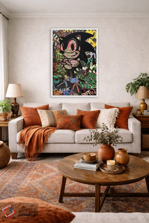 تابلو دکوراتیو بازی ویدیویی سوم اثر کارخانه پاپ آرت - D1W