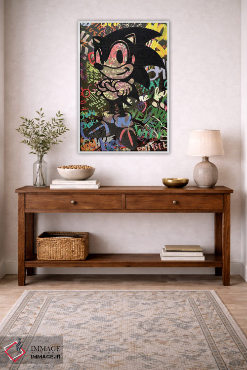 تابلو دکوراتیو بازی ویدیویی سوم اثر کارخانه پاپ آرت - D2W