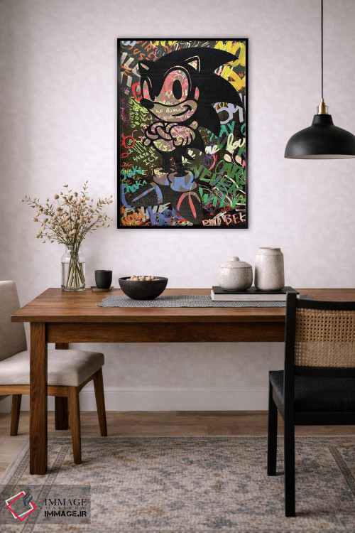 تابلو دکوراتیو بازی ویدیویی سوم اثر کارخانه پاپ آرت - D4B