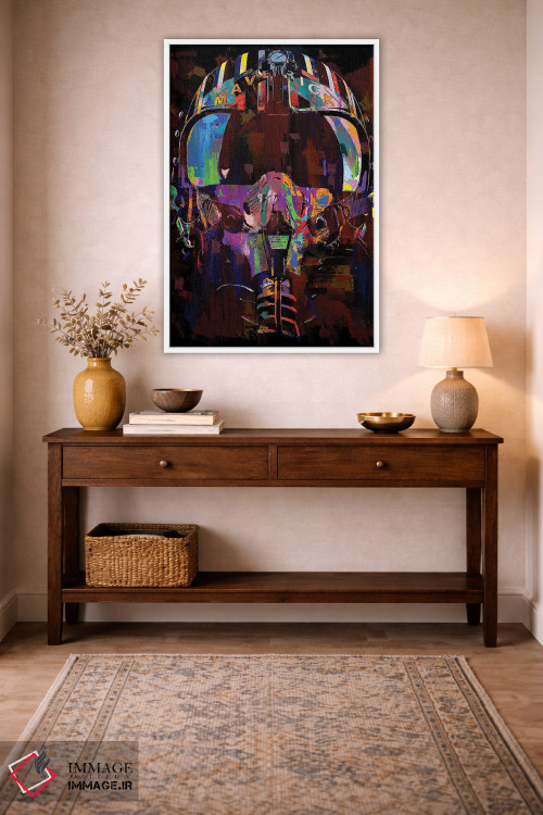 تابلو دکوراتیو موریک اثر کارخانه پاپ آرت - D2W