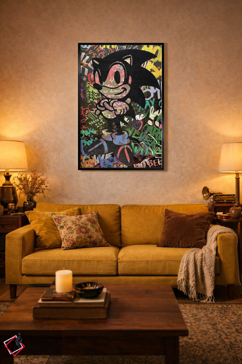 تابلو دکوراتیو بازی ویدیویی سوم اثر کارخانه پاپ آرت - D6B