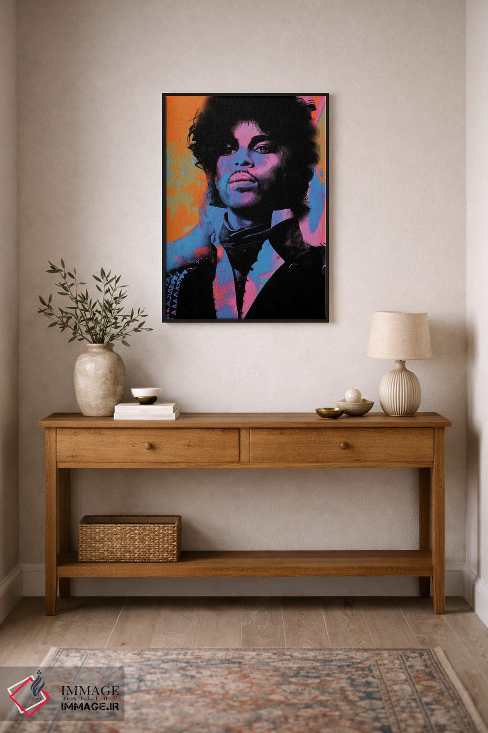 تابلو دکوراتیو پرینس اثر کارخانه پاپ آرت - D2B