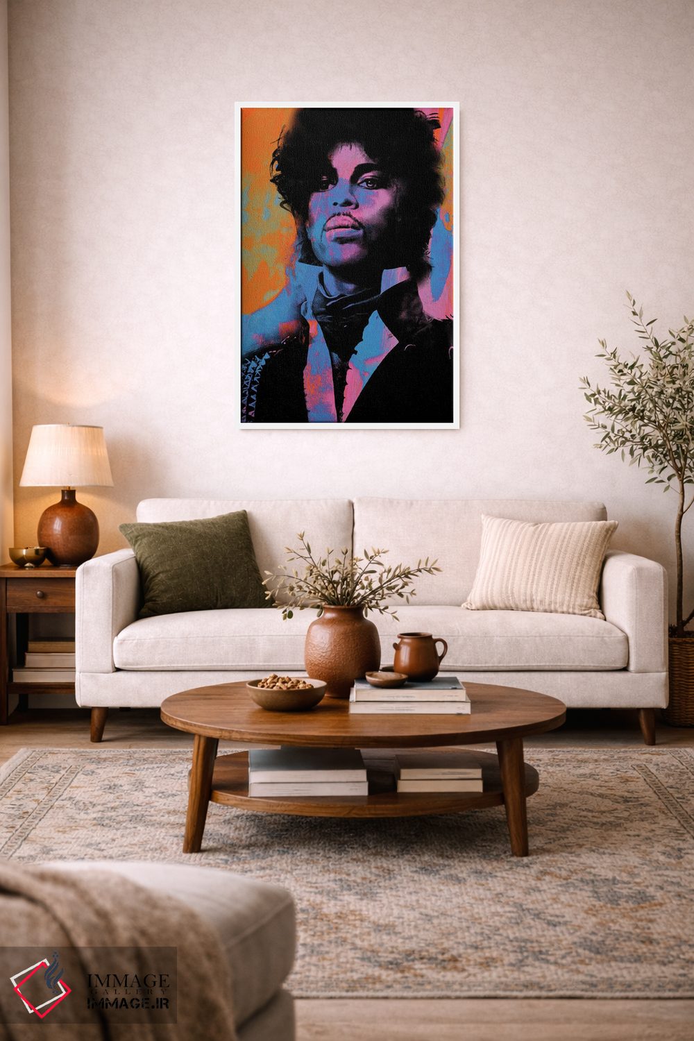 تابلو دکوراتیو پرینس اثر کارخانه پاپ آرت - D3W