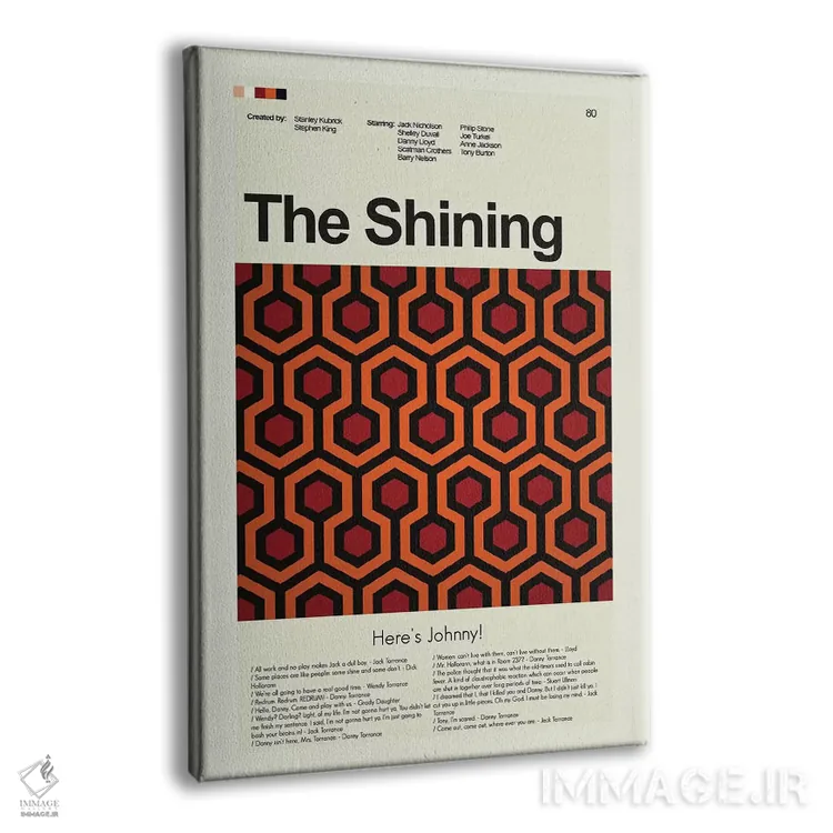 تابلو دکوراتیو درخشان اثر پرینتس اند گیگلز اثر ارین هیگرمن - نمای پرسپکتیو محصول