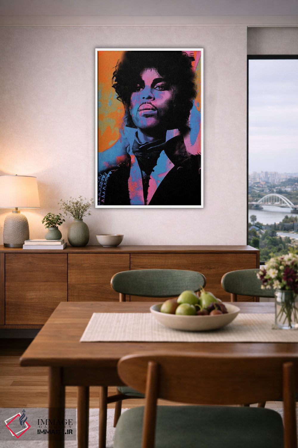 تابلو دکوراتیو پرینس اثر کارخانه پاپ آرت - D6W