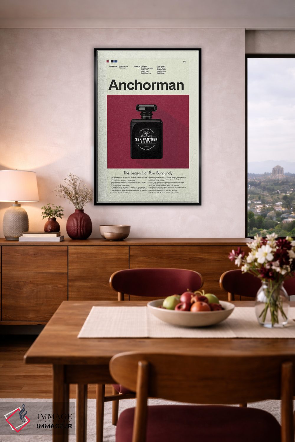 تابلو دکوراتیو مجری اخبار اثر پرینتس اند گیگلز اثر ارین هیگرمن - D6B