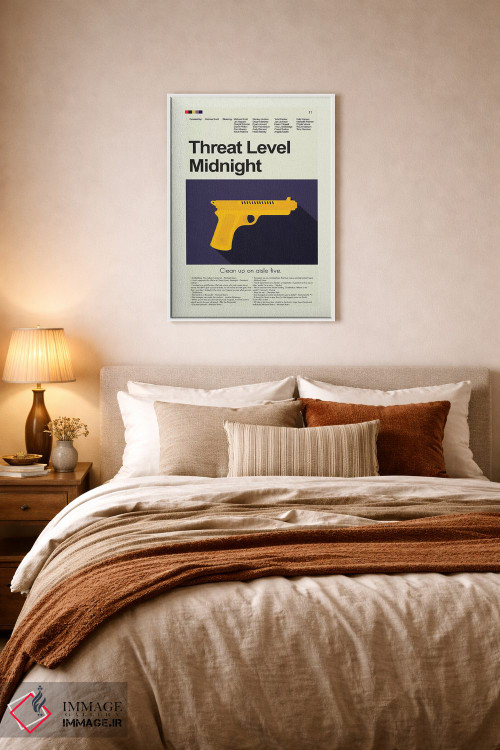 تابلو دکوراتیو سطح تهدید نیمه شب اثر پرینتس اند گیگلز اثر ارین هیگرمن - D4W