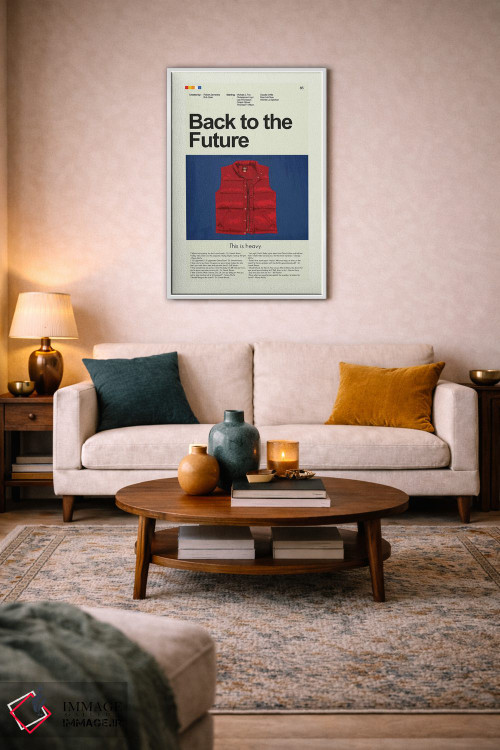 تابلو دکوراتیو بازگشت به آینده اثر پرینتس اند گیگلز اثر ارین هیگرمن - D2W