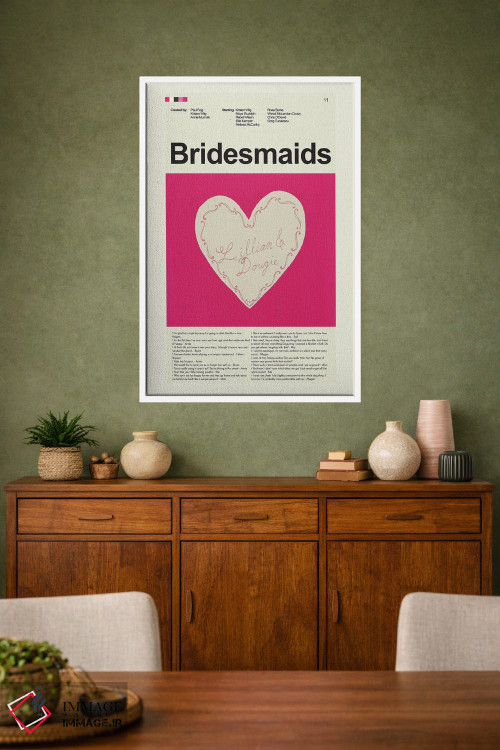 تابلو مینیمال دوست دخترهای عروس اثر پرینتس اند گیگلز اثر ارین هیگرمن - D1W