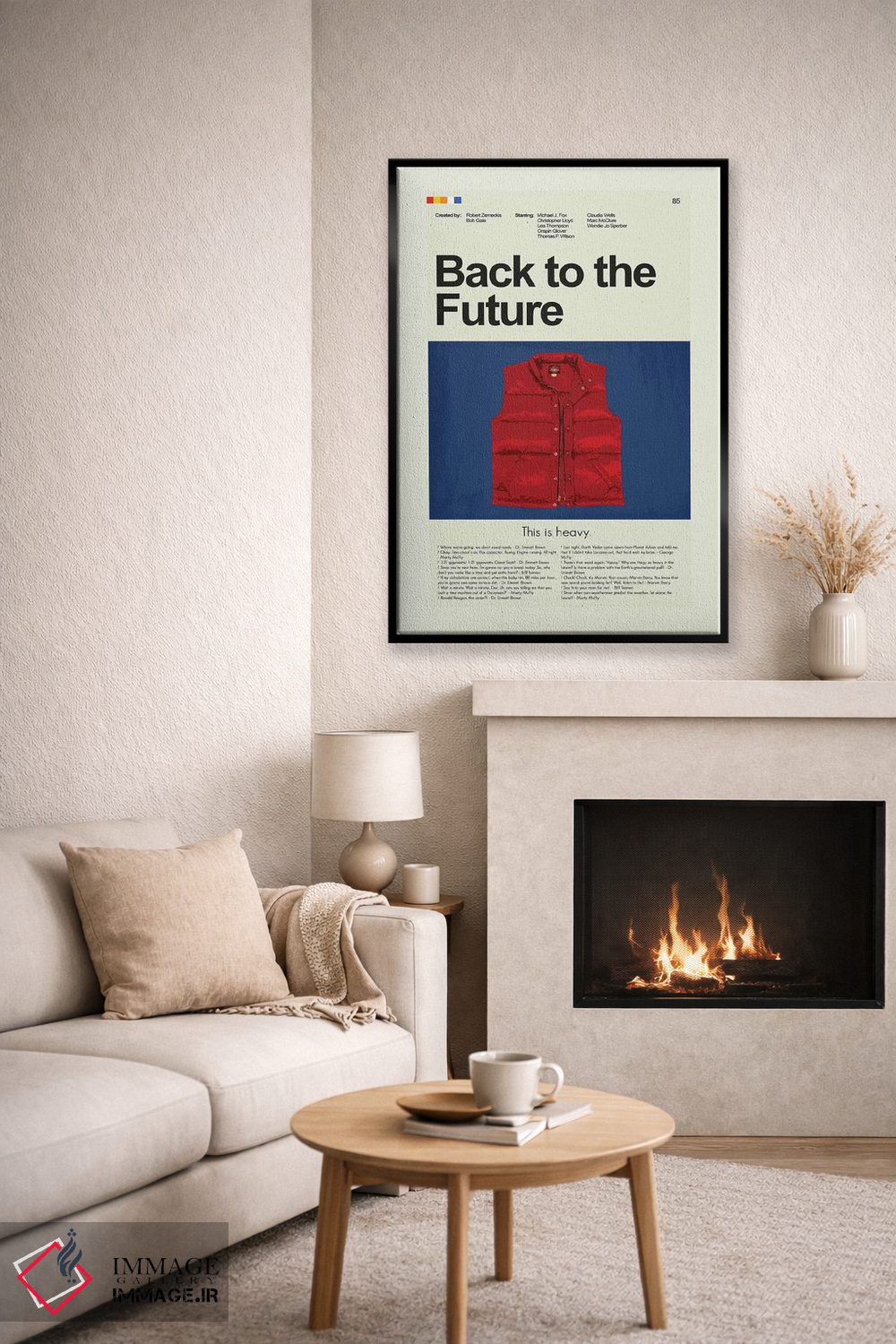 تابلو دکوراتیو بازگشت به آینده اثر پرینتس اند گیگلز اثر ارین هیگرمن - D6B