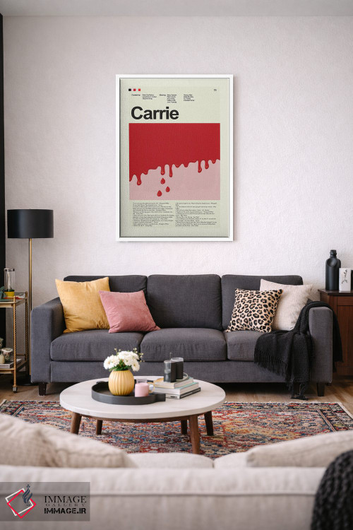 تابلو مینیمال کری اثر پرینتس اند گیگلز اثر ارین هیگرمن - D3W