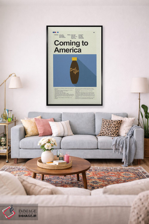 تابلو دکوراتیو آمدن به آمریکا اثر پرینتس اند گیگلز اثر ارین هیگرمن - D2B