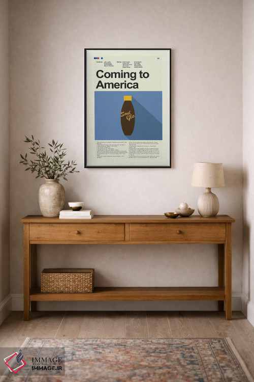 تابلو دکوراتیو آمدن به آمریکا اثر پرینتس اند گیگلز اثر ارین هیگرمن - D1B