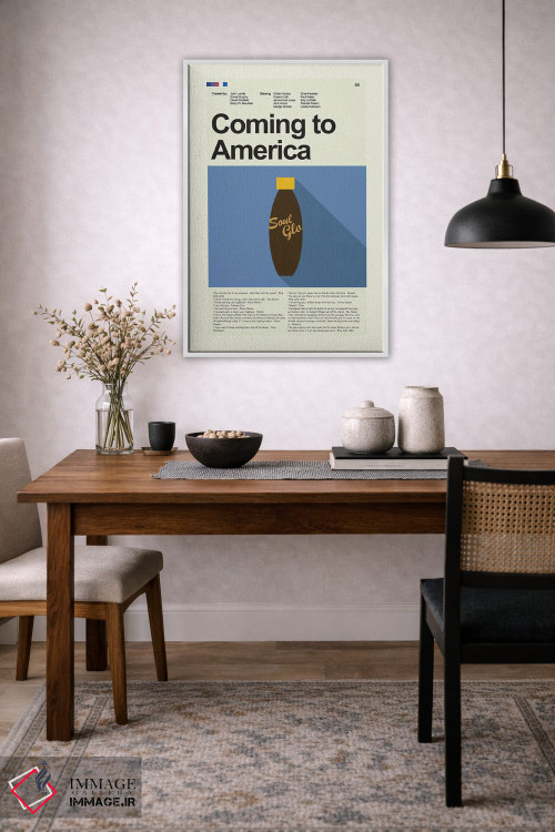 تابلو دکوراتیو آمدن به آمریکا اثر پرینتس اند گیگلز اثر ارین هیگرمن - D4W