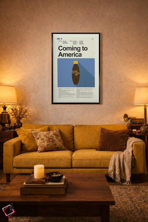 تابلو دکوراتیو آمدن به آمریکا اثر پرینتس اند گیگلز اثر ارین هیگرمن - D5B