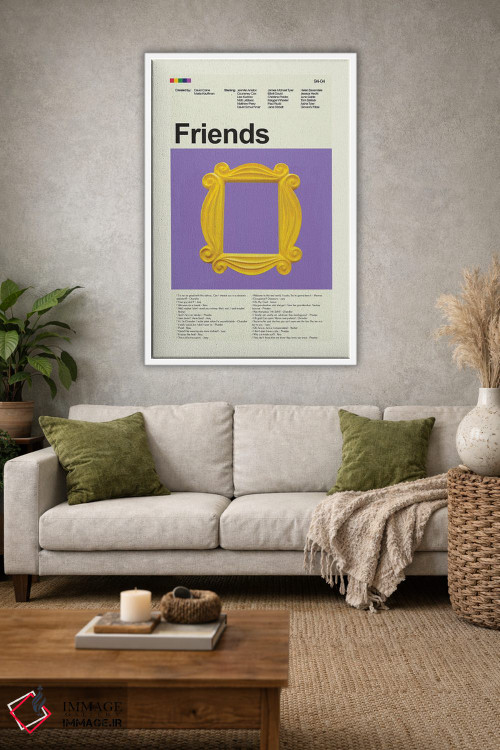 تابلو دکوراتیو دوستان اثر پرینتس اند گیگلز اثر ارین هیگرمن - D1W
