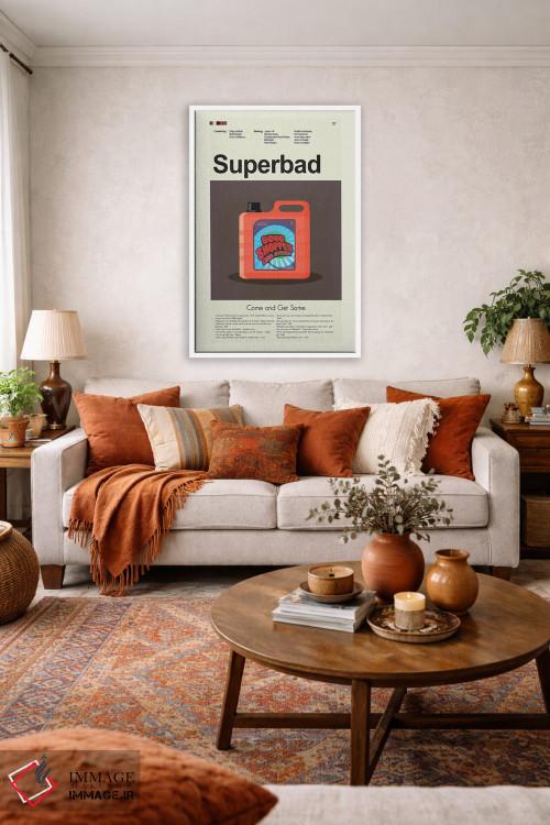 تابلو دکوراتیو سوپر بد اثر پرینتس اند گیگلز اثر ارین هیگرمن - D2W