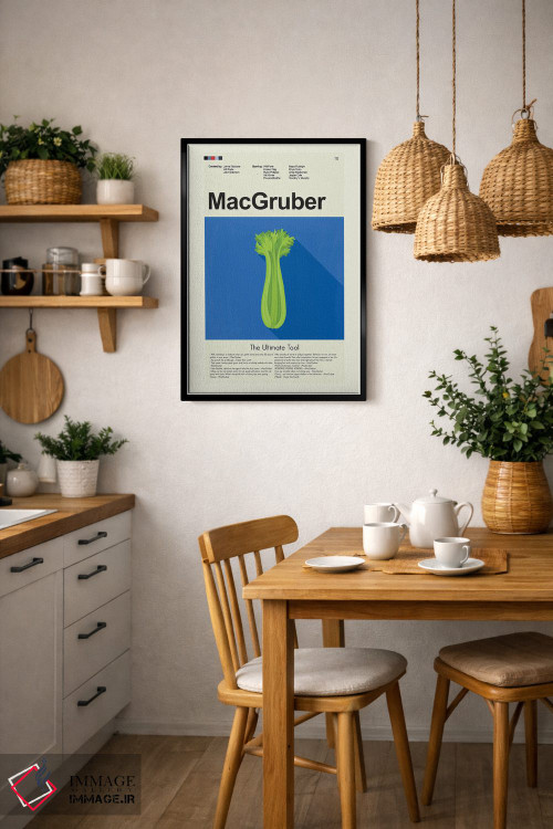 تابلو دکوراتیو مک گروبر اثر پرینتس اند گیگلز اثر ارین هیگرمن - D6B