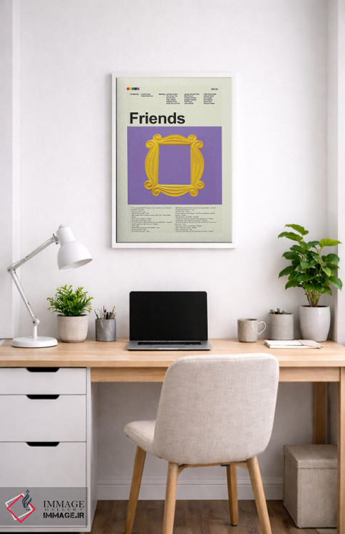 تابلو دکوراتیو دوستان اثر پرینتس اند گیگلز اثر ارین هیگرمن - D4W