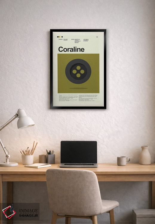 تابلو مینیمال کورالاین اثر پرینتس اند گیگلز اثر ارین هیگرمن - D2B