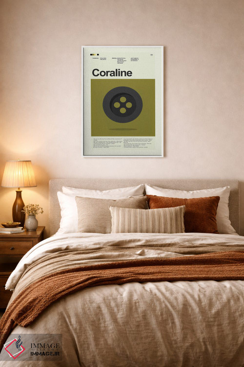 تابلو مینیمال کورالاین اثر پرینتس اند گیگلز اثر ارین هیگرمن - D5W