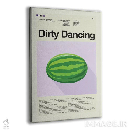 تابلو دکوراتیو رقص کثیف اثر پرینتس اند گیگلز اثر ارین هیگرمن - نمای پرسپکتیو محصول