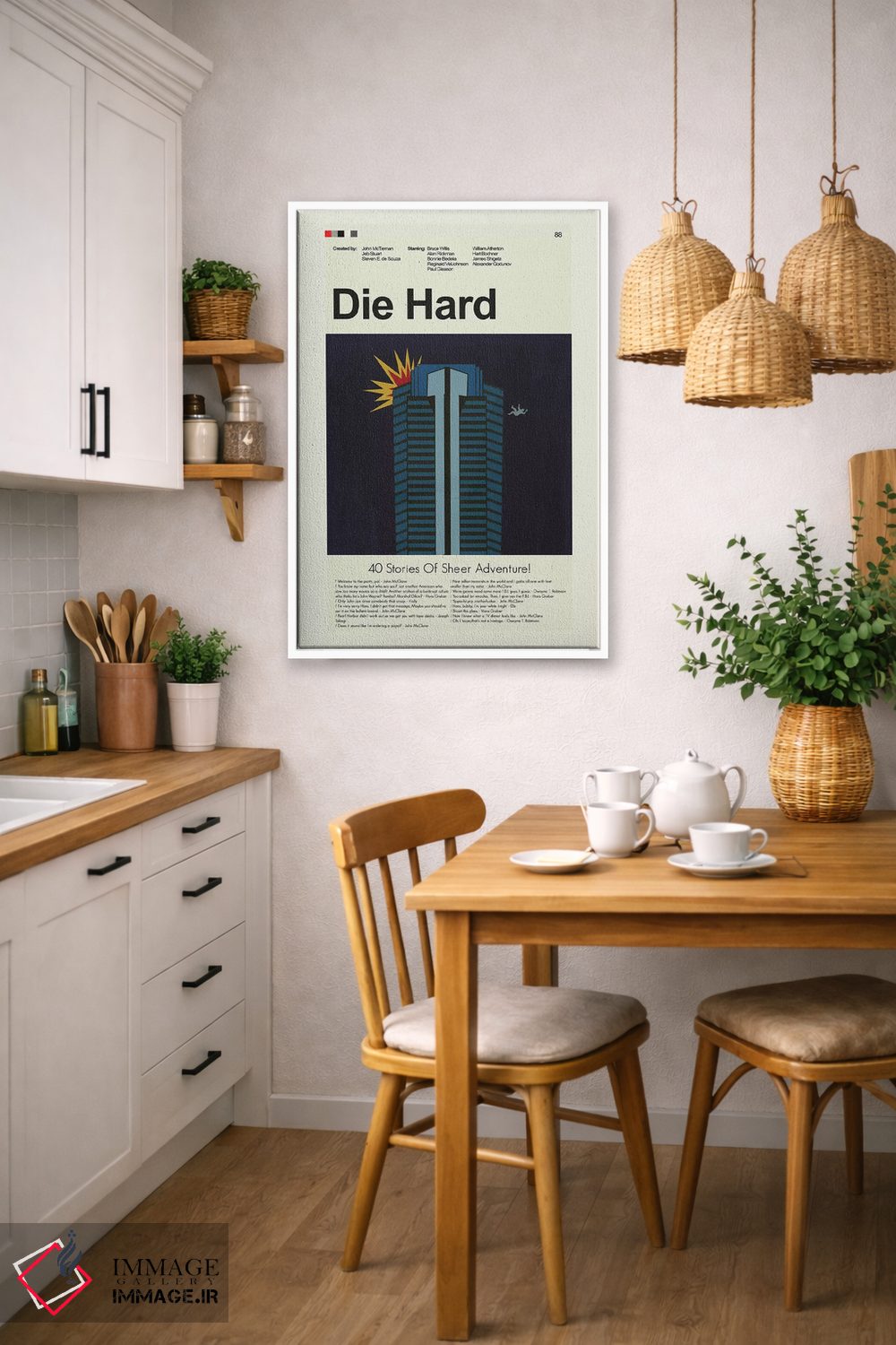 تابلو دکوراتیو جان سخت اثر پرینتس اند گیگلز اثر ارین هیگرمن - D6W