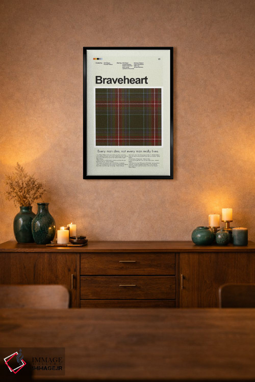 تابلو دکوراتیو قلب شجاع اثر پرینتس اند گیگلز اثر ارین هیگرمن - D3B