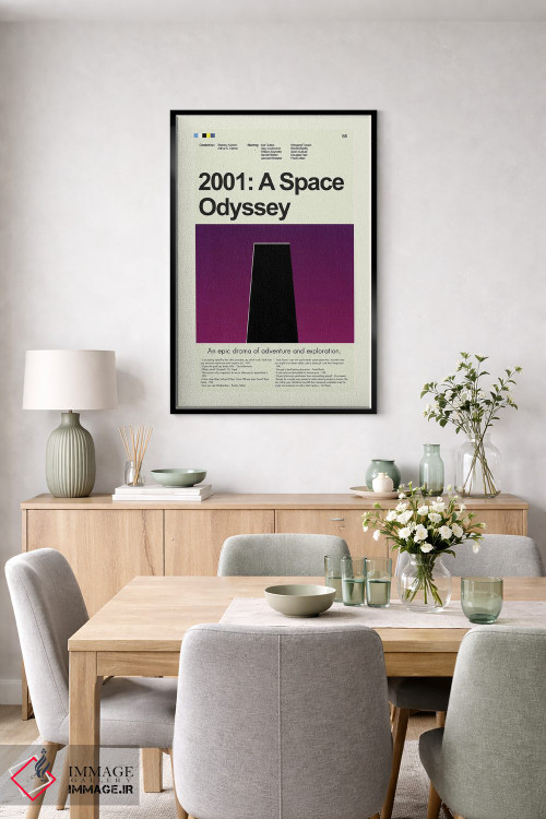 تابلو مینیمال ۲۰۰۱: یک ادیسه فضایی اثر پرینتس اند گیگلز اثر ارین هیگرمن - D6B