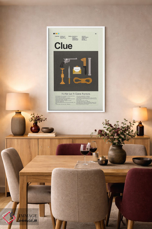 تابلو مینیمال سرنخ اثر پرینتس اند گیگلز اثر ارین هیگرمن - D6W