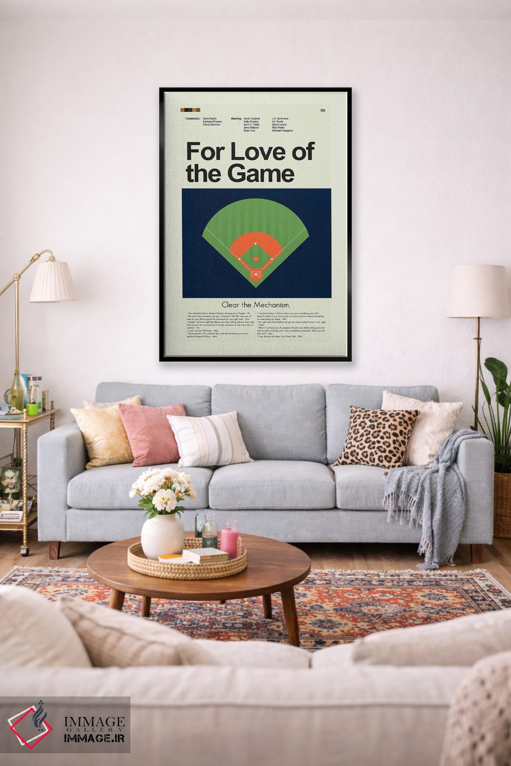 تابلو مینیمال برای عشق بازی اثر پرینتس اند گیگلز اثر ارین هیگرمن - D2B