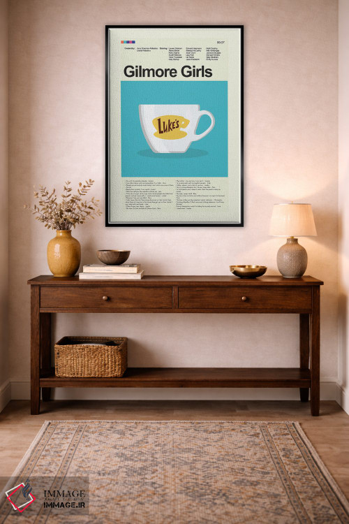 تابلو مینیمال دختران گیل مور اثر پرینتس اند گیگلز اثر ارین هیگرمن - D3B