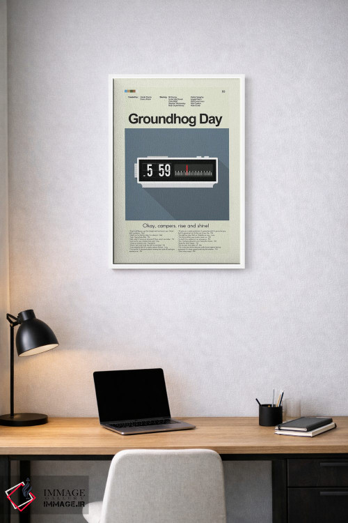 تابلو مینیمال روز موش خرما اثر پرینتس اند گیگلز اثر ارین هیگرمن - D1W