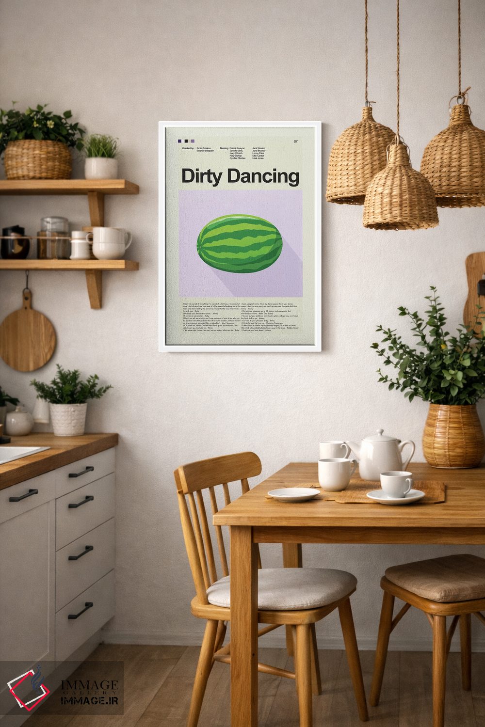 تابلو دکوراتیو رقص کثیف اثر پرینتس اند گیگلز اثر ارین هیگرمن - D3W