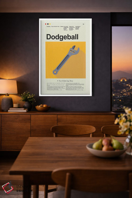 تابلو دکوراتیو دوج بال اثر پرینتس اند گیگلز اثر ارین هیگرمن - D4W