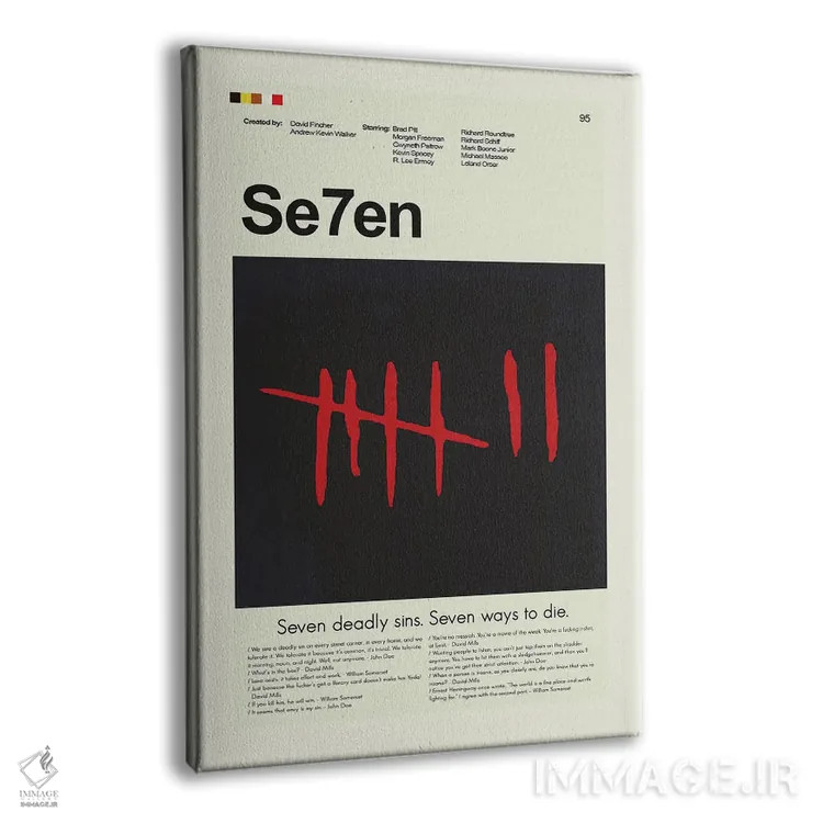 تابلو مینیمال سون اثر پرینتس اند گیگلز اثر ارین هیگرمن - نمای پرسپکتیو محصول