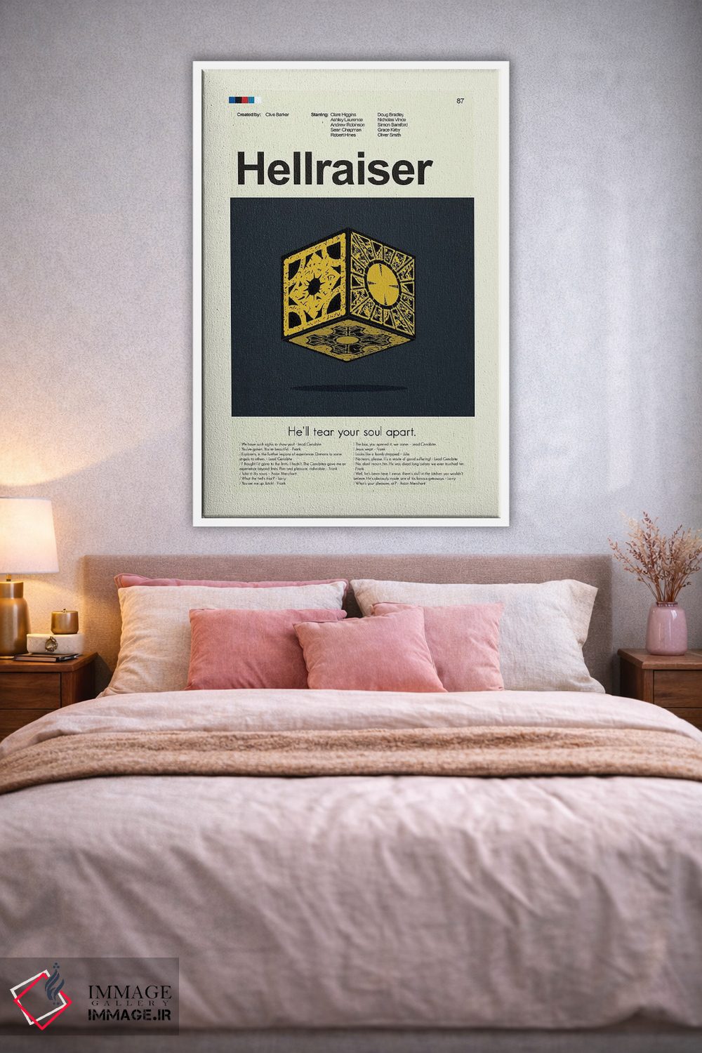 تابلو مینیمال هل ریزر اثر پرینتس اند گیگلز اثر ارین هیگرمن - D2W