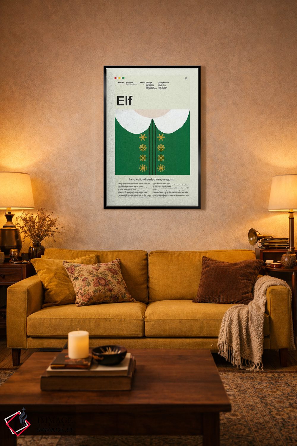 تابلو دکوراتیو الف اثر پرینتس اند گیگلز اثر ارین هیگرمن - D4B