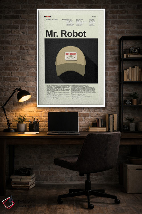 تابلو مینیمال آقای ربات اثر پرینتس اند گیگلز اثر ارین هیگرمن - D4W