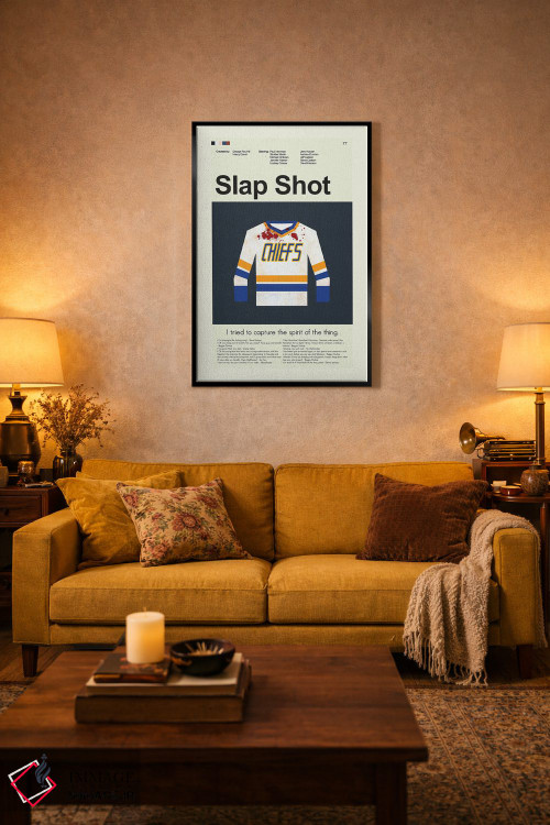 تابلو مینیمال ضربه محکم و ناگهانی اثر پرینتس اند گیگلز اثر ارین هیگرمن - D3B